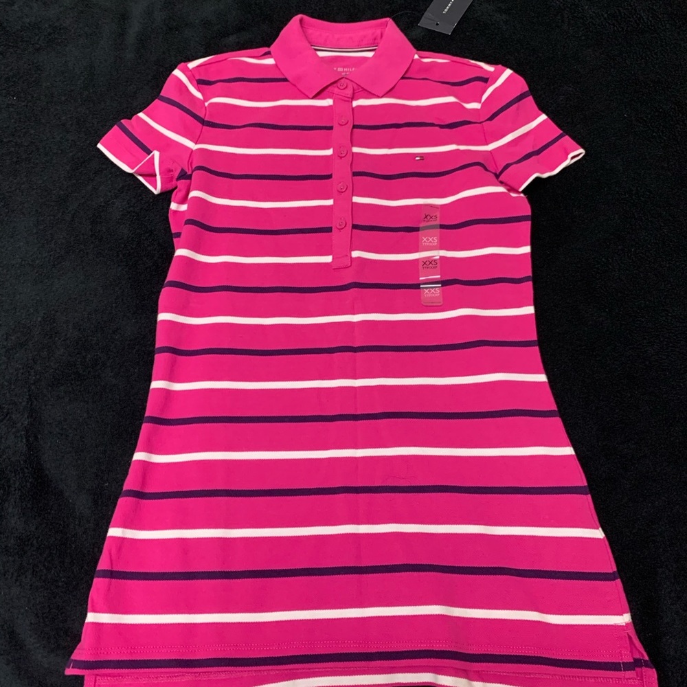 Tommy Hilfiger Pink Polo Shirt